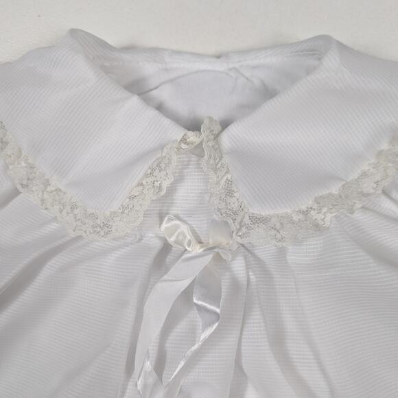 Vtg Madona Christening Dress Jacket Baby Girls Sz 6-12m White Wedding Foraml - Picture 2 of 7